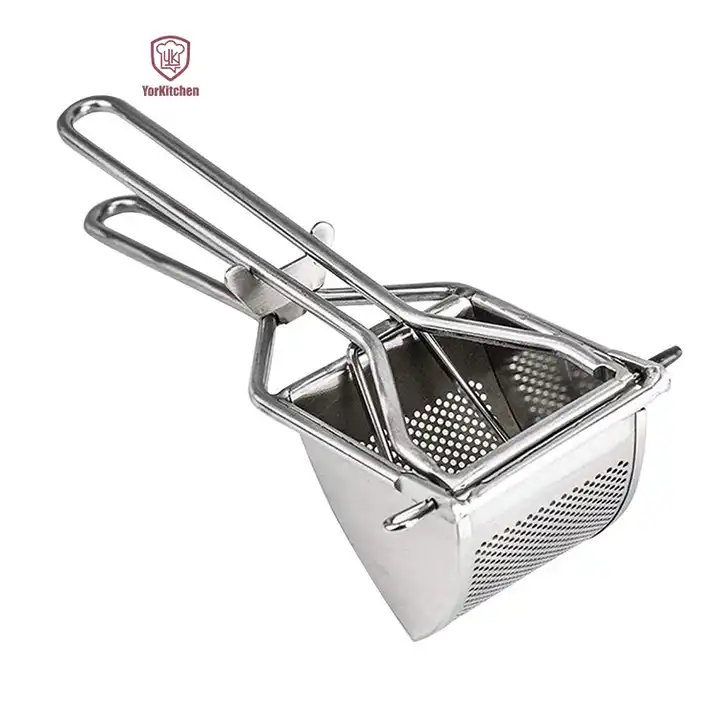 Multi-Functional Manual Stainless Steel Potato Ricer and Masher for Fruit & Vegetable Preparation