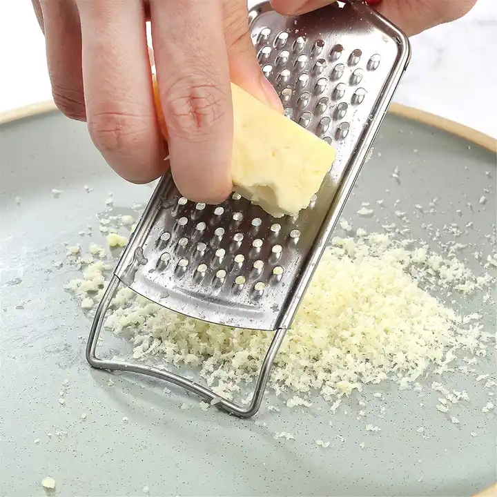 Stainless Steel Cheese Grater Lemon Zester with PP Handle