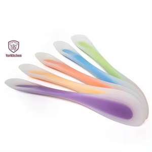 Premium double-sided silicone spatulas one-piece pastry icing scraper kitchen mixing tool baking supplies baking tools