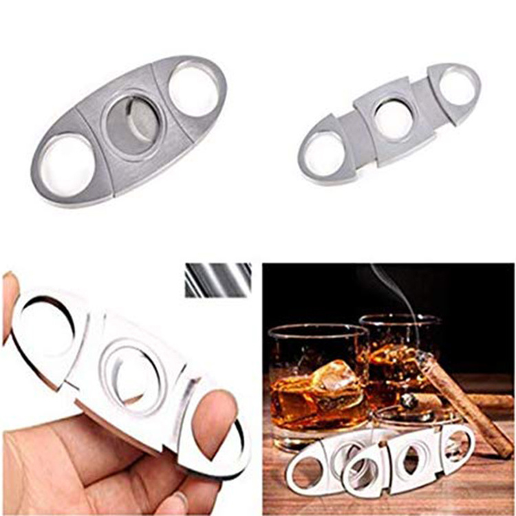 Premium Double Blades Clippers Scissors Guillotine Cigar Clippers Stainless Steel Cigar Cutter