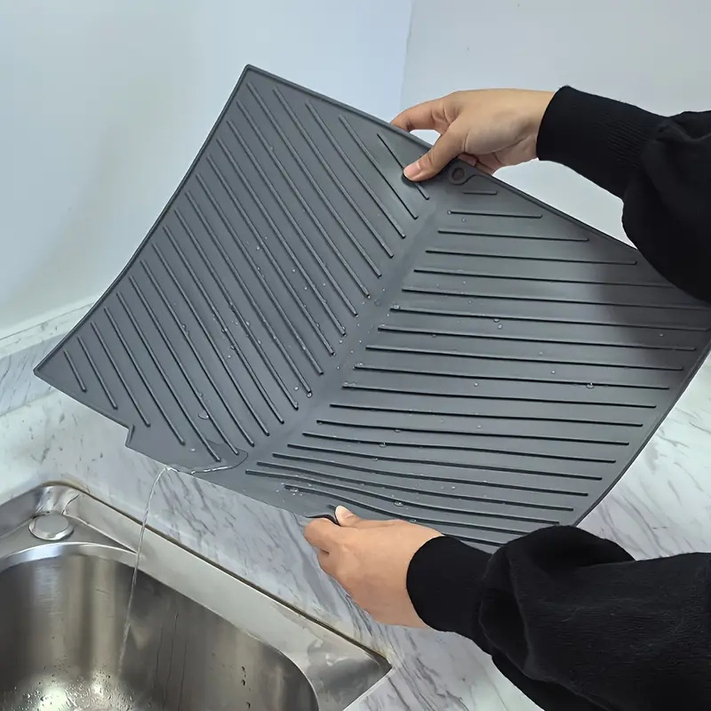 High Quality  Silicone Sink Pat Silicone Dish Drying Silicone Mat Non-slip Insulation Table Mats