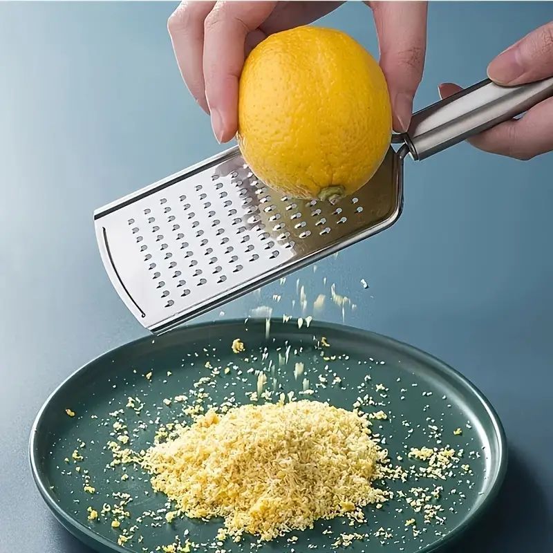 Multifunctional Stainless Steel Garlic Grater for Flat Ginger Chocolate Cheese Carrot Fruit Vegetable Shaving Tool