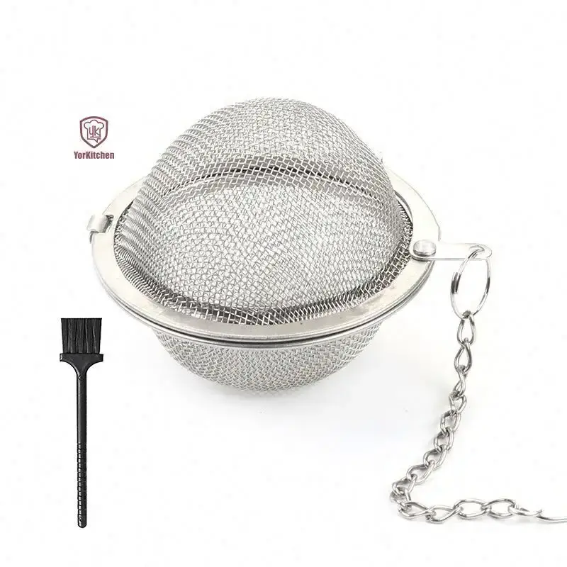 Tea Steeper, Stainless Steel Ball Mesh for Brew Fine Loose Mesh Tea Strainer