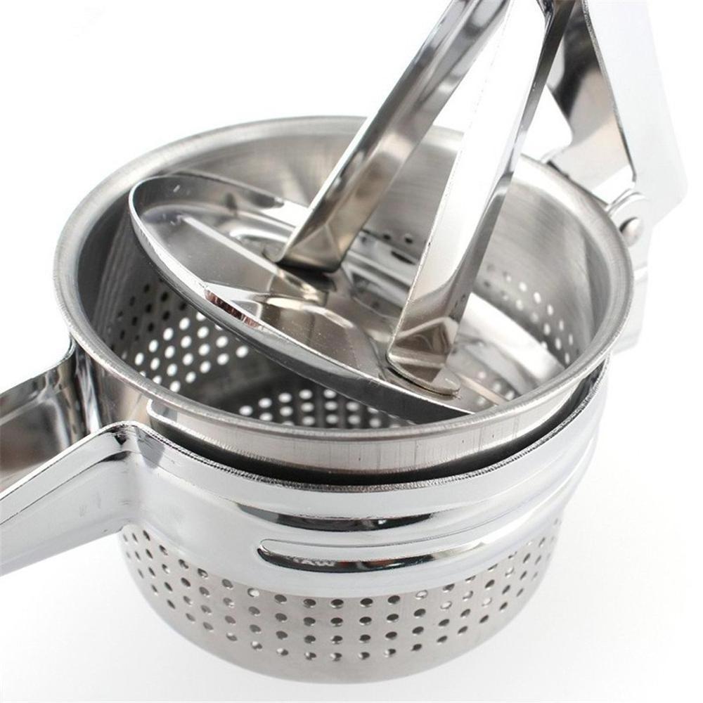 High quality fruit and vegetable tools stainless steel potato ricer masher