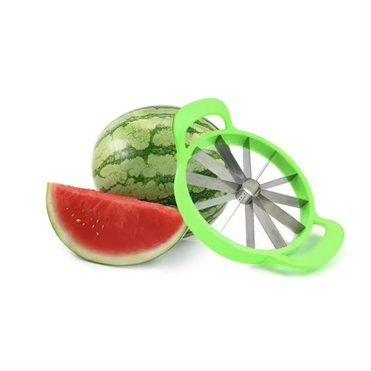 Hot Sale Kitchen Convenient Practical Tools Creative Watermelon Slicer Melon Cutter Knife Stainless Steel Fruit Cutting Slicer