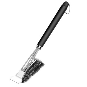 BBQ Cleaner Barbecue 3 in 1 Cleaner Cleaning Brush Grill Brush and Scraper