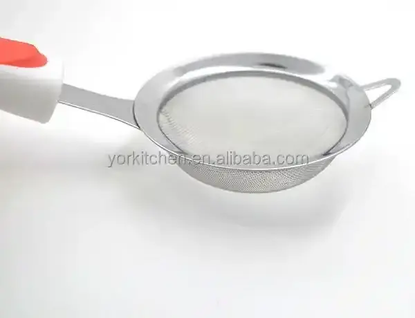 100% Food Grade Unique design handle stainless steel coffee strainer