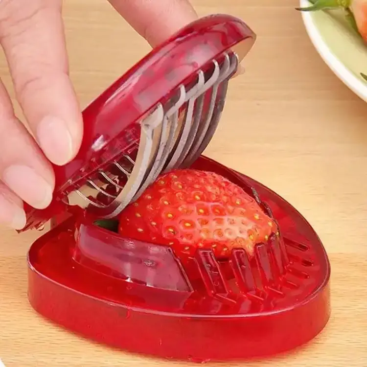 Strawberry Slicer, Fruit Slicer, Stainless Steel Slicer