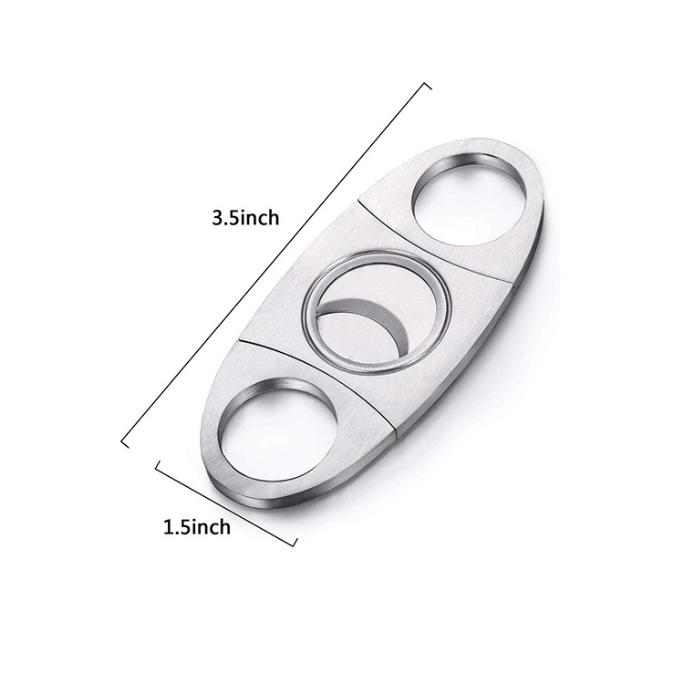 Premium Double Blades Clippers Scissors Guillotine Cigar Clippers Stainless Steel Cigar Cutter