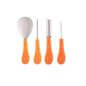 Halloween Stainless Steel 4pcs Pumpkin Carving tool Kit Set Pumpkin Carving Kit