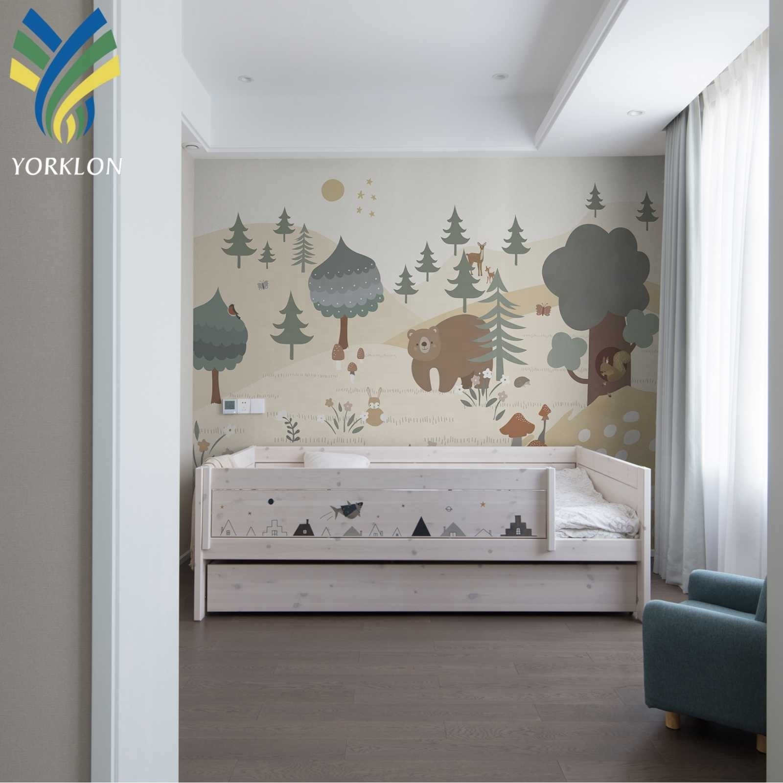 Customized Children Kids Forest Wallpaper Cartoon wall Mural 3D For Room