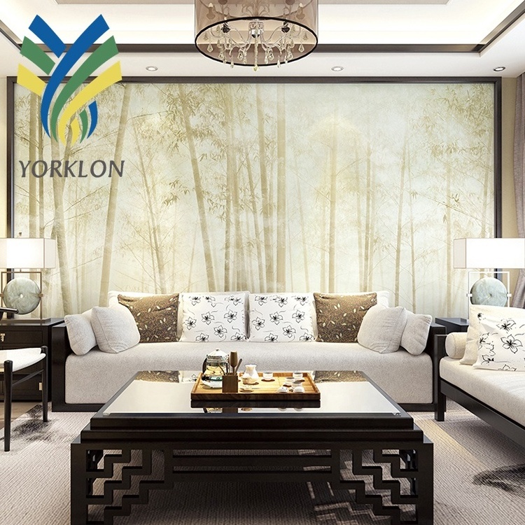 YKML 0011 Home Decoration Forest 3D Mural Wallpaper Misty Jungle Trees Chinese Style Bamboo Wall paper Mural