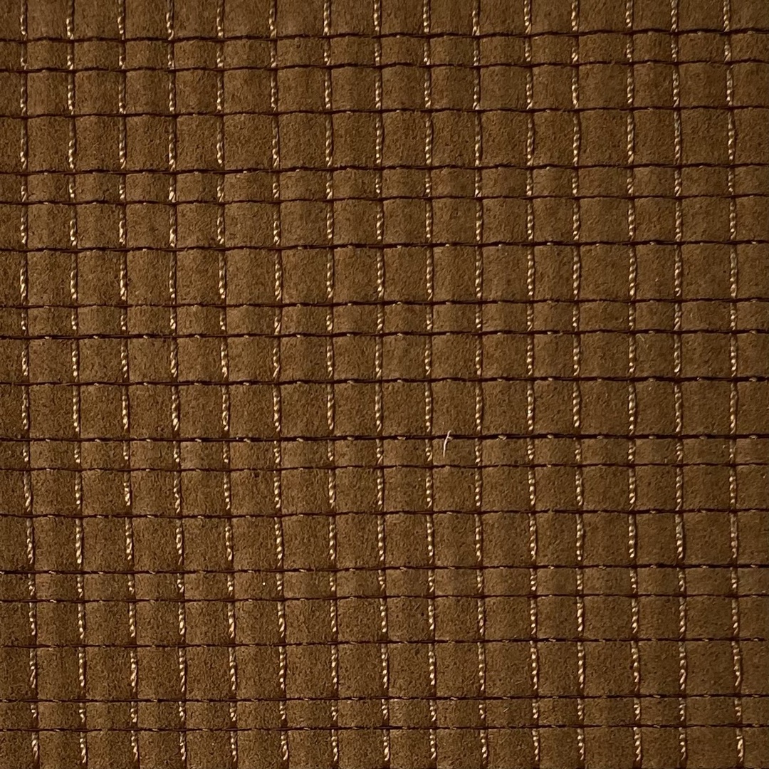 YT229 Genuine leather woven leather for luxury interior wall coverings upholstery and interior decoration