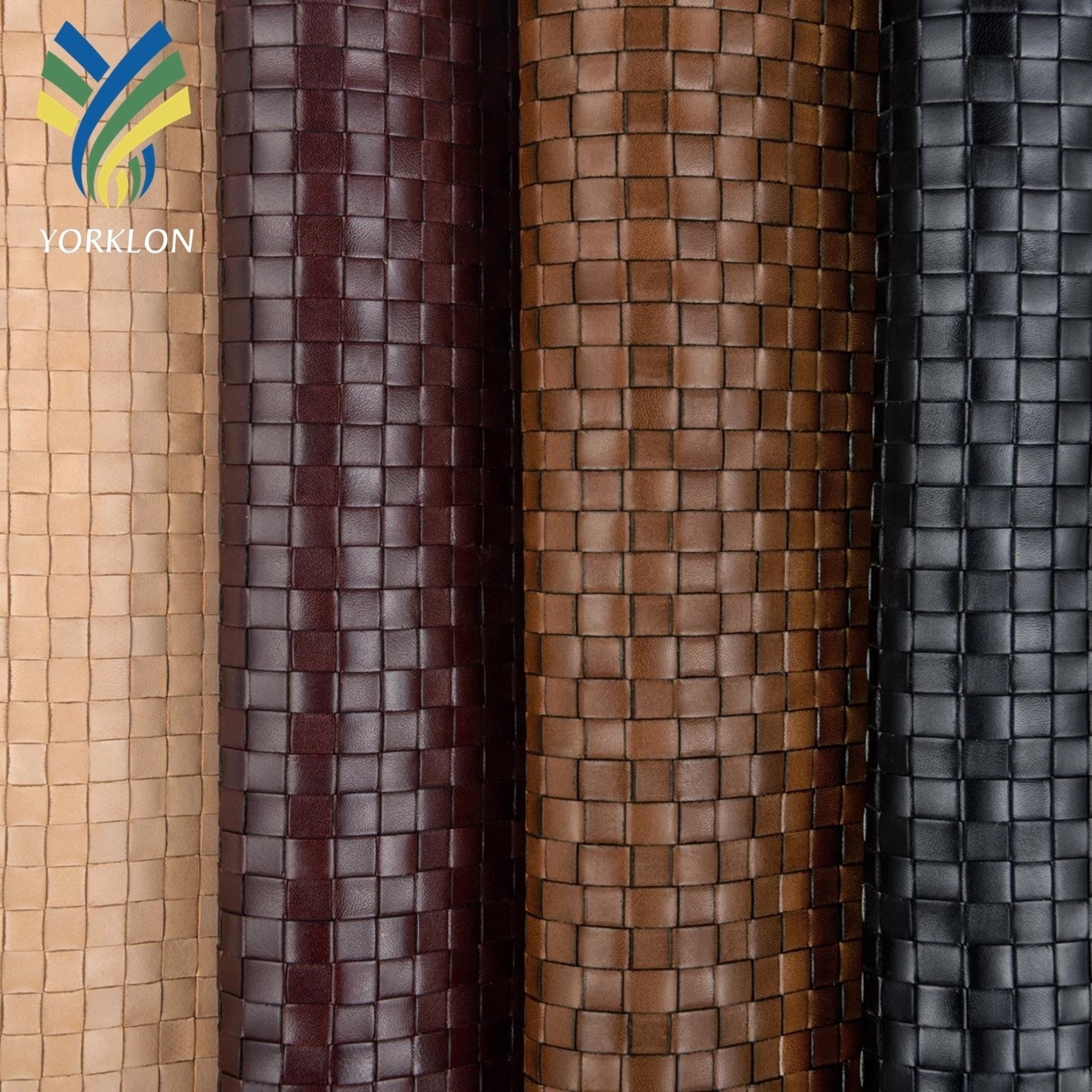 YT226 Genuine Leather Woven Wallpaper For Luxury Interior Hotel Wall And Upholstery Home Textile Decoration