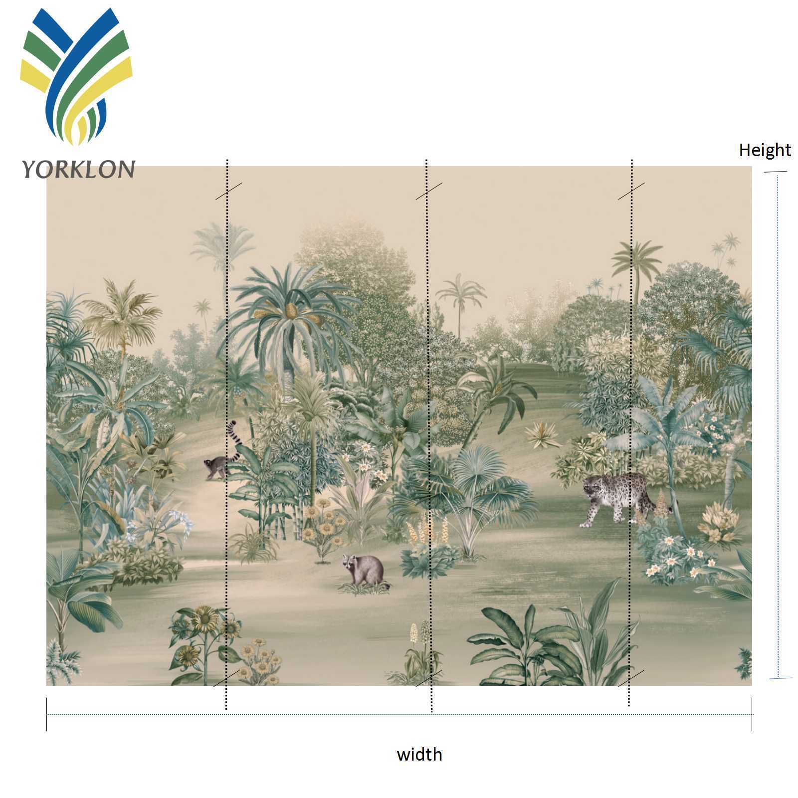 YKML 147 Landscapes 3d wallpaper jungle animal wallpaper mural forest wallpaper