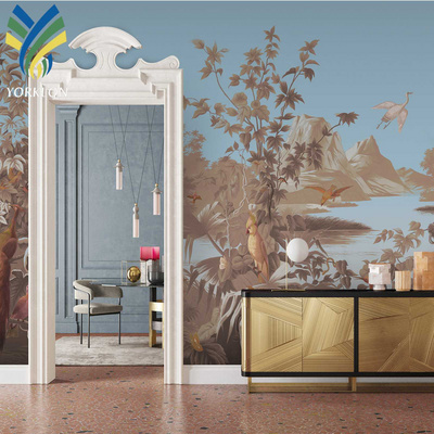 YKML 146 3D Mural Wallpaper Modern Living Room Landscape Tree Custom 3D Forest Wallpaper Wall Mural