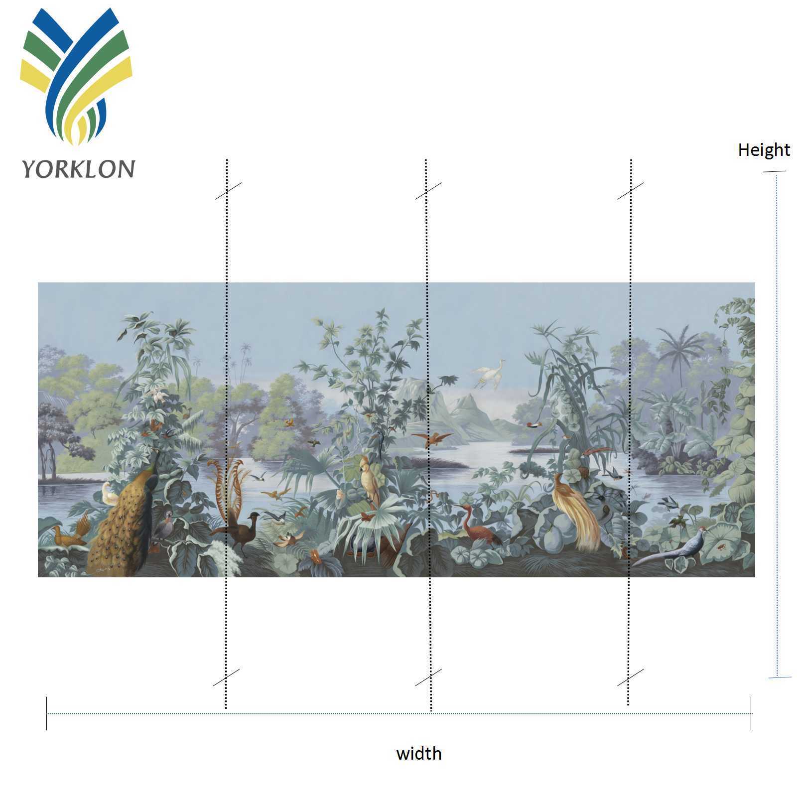 YKML 146 3D Mural Wallpaper Modern Living Room Landscape Tree Custom 3D Forest Wallpaper Wall Mural