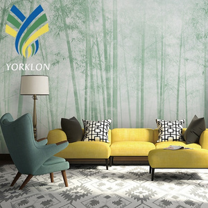 YKML 0011 Home Decoration Forest 3D Mural Wallpaper Misty Jungle Trees Chinese Style Bamboo Wall paper Mural