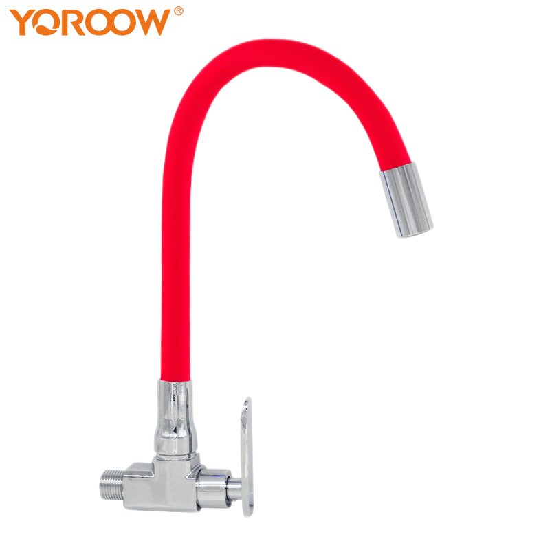 China Faucet Manufacturers cheap price zinc body colorful kitchen faucet pull out flexible hose cold water kitchen sink faucet