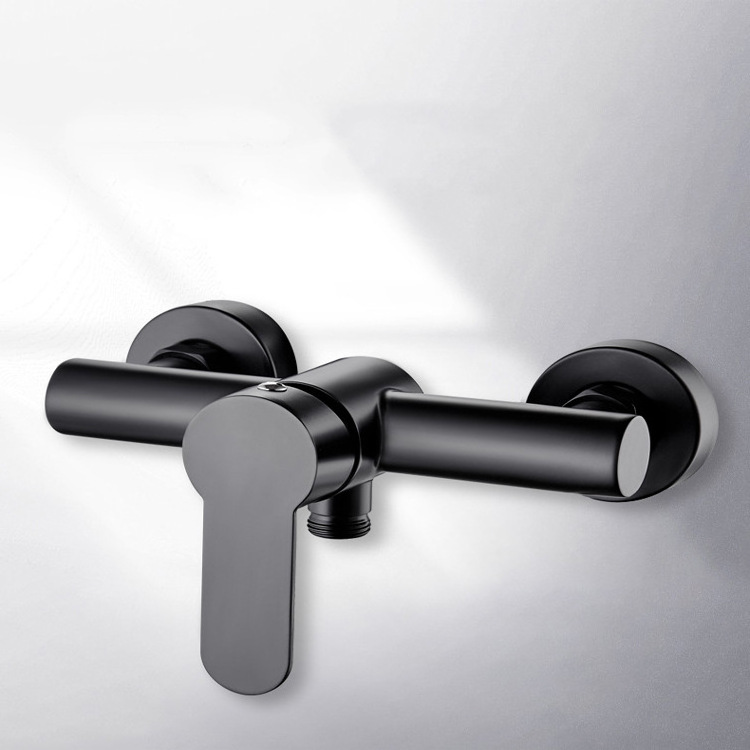 Black stainless steel shower valve stainless steel paint faucet shower valve light and dark for bathroom