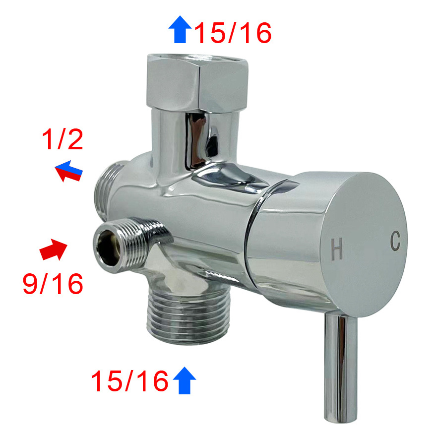 Hot and cold mixing valve 304 stainless steel  toilet toilet water sprayer