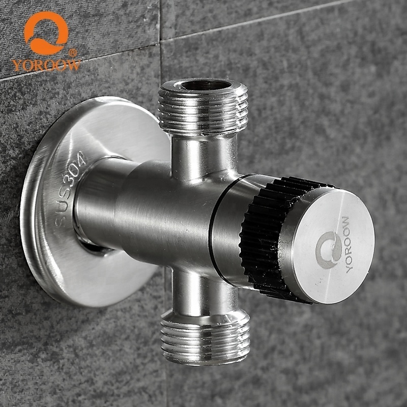 Best price bathroom shower toilet washing machine long 304 stainless steel angle valve