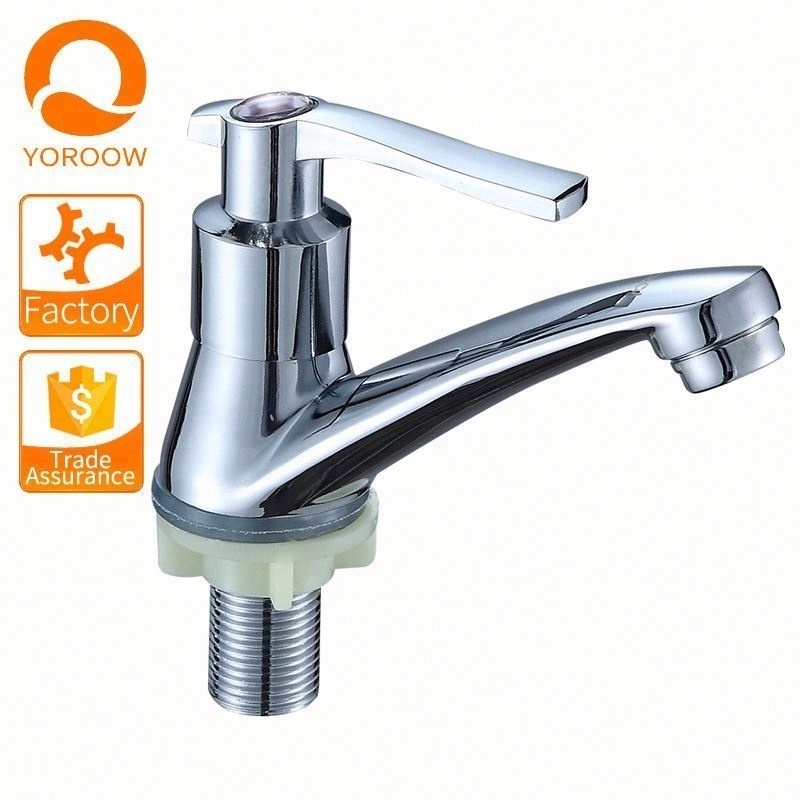 Fujian supplier cold water chrome plate brass cartridge bathroom small size basin faucet