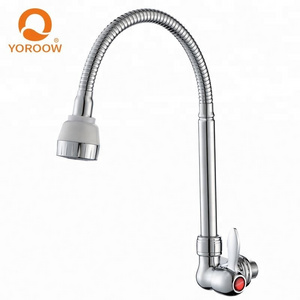 China faucet supplier good price wall mounted flexible hose kitchen faucet zinc body kitchen sink faucet