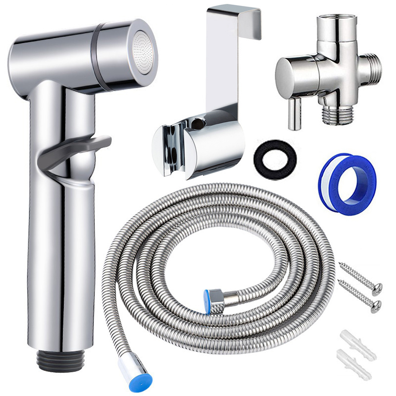 Wholesale Adjustable Nozzle Faucet Toilet Sanitary Ware Spray ABS Bidet  Sprayer Set