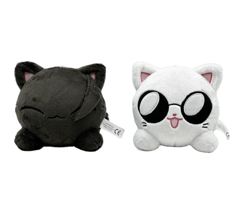 2024 New Design Jujutsu Kaisen Anime Plush Keychain Gojo Satoru and Geto Suguru Cat JJK Plush Toy