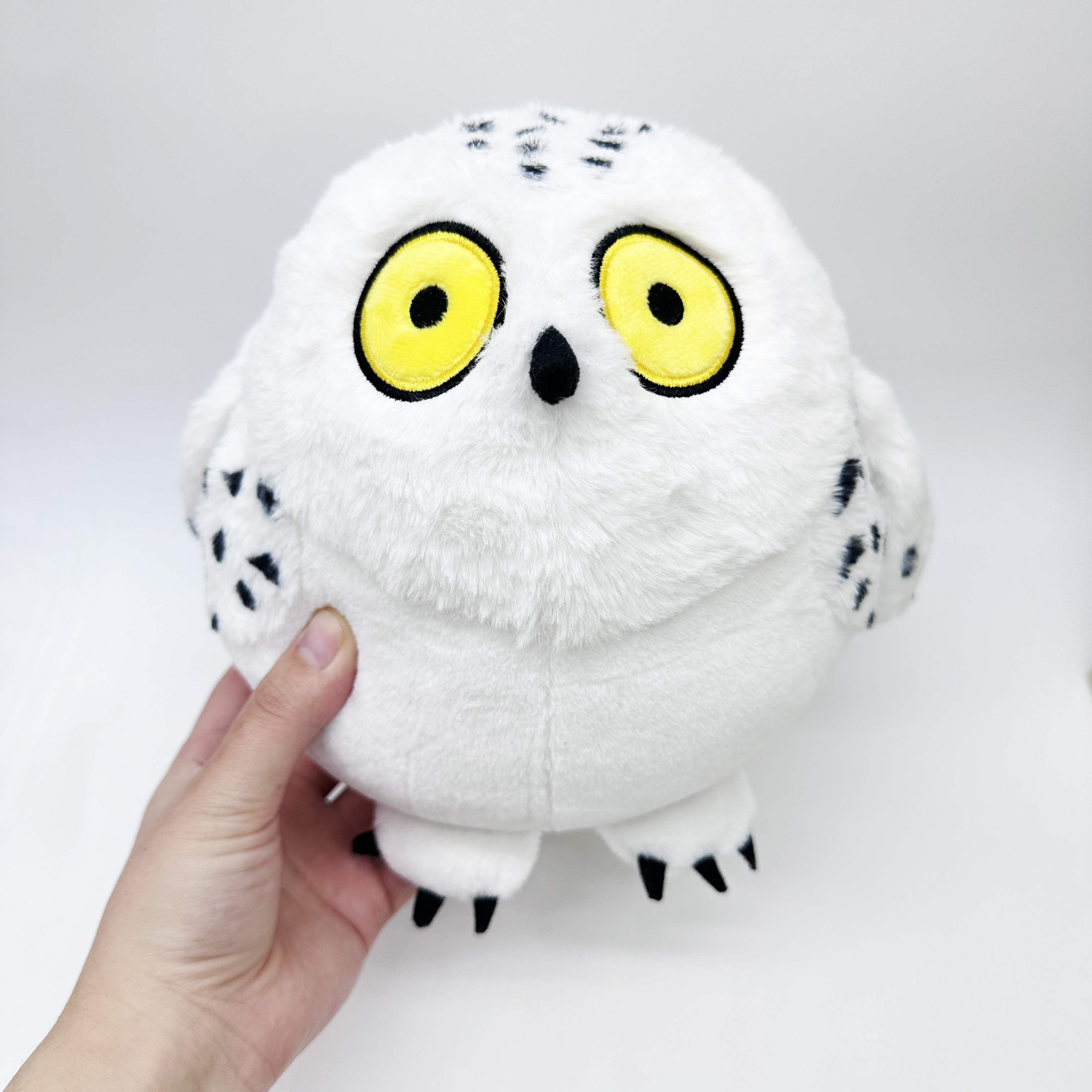 Custom Snowy Owl Plush Stuffed Animal Toys Soft White Bird Toy Snowy Owl Plushies