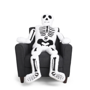 Giant Halloween Skeleton Pillow Life Size Stuffed Toy Plush Throw Skeleton Pillow Decoration