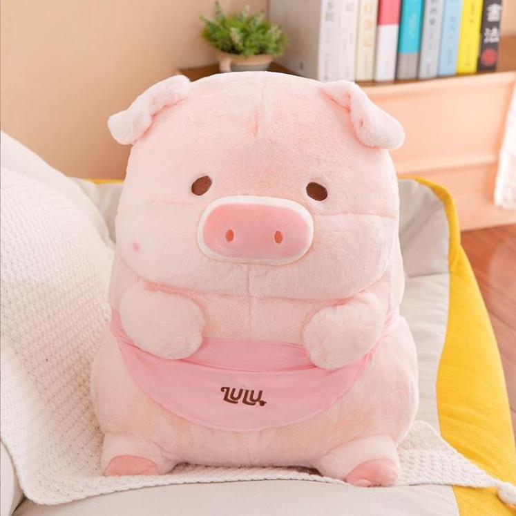 Creative Squishy Pig Stuffed Animal Plush Toys Soft Toast Pink Piggy Plush Toy Pillow Gifts