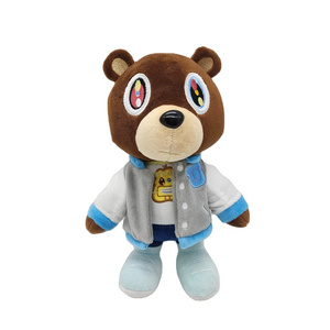 2023 New Arrival Bear Plush Cartoon Stuffed Animal Doll Kanye Teddy Bear Plush Toy