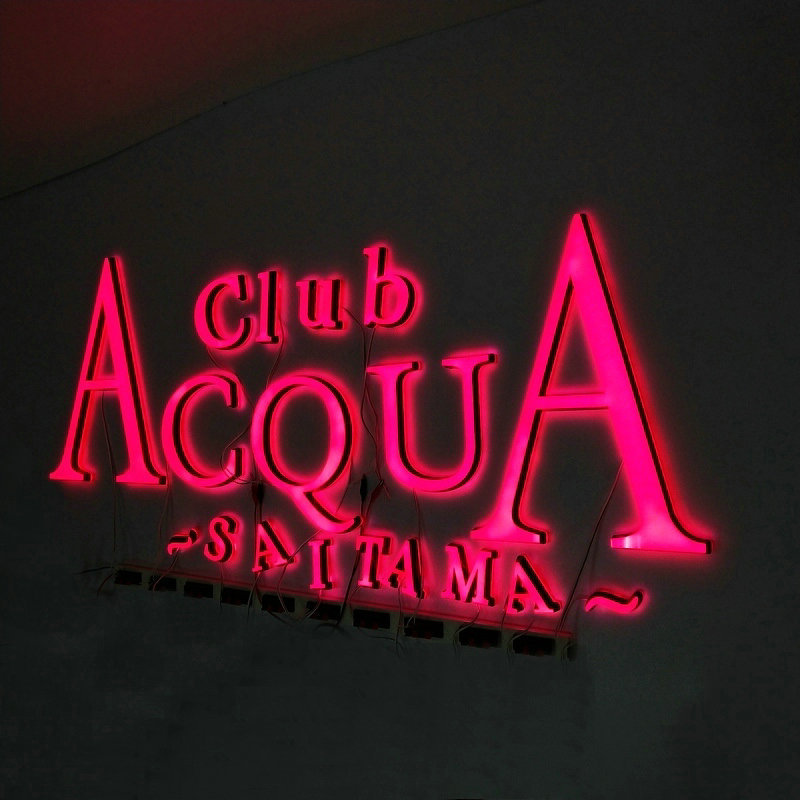 Custom 3D led logo sign Beauty Salon Shop Acrylic Business Sign Name Board led letter lights wall sign