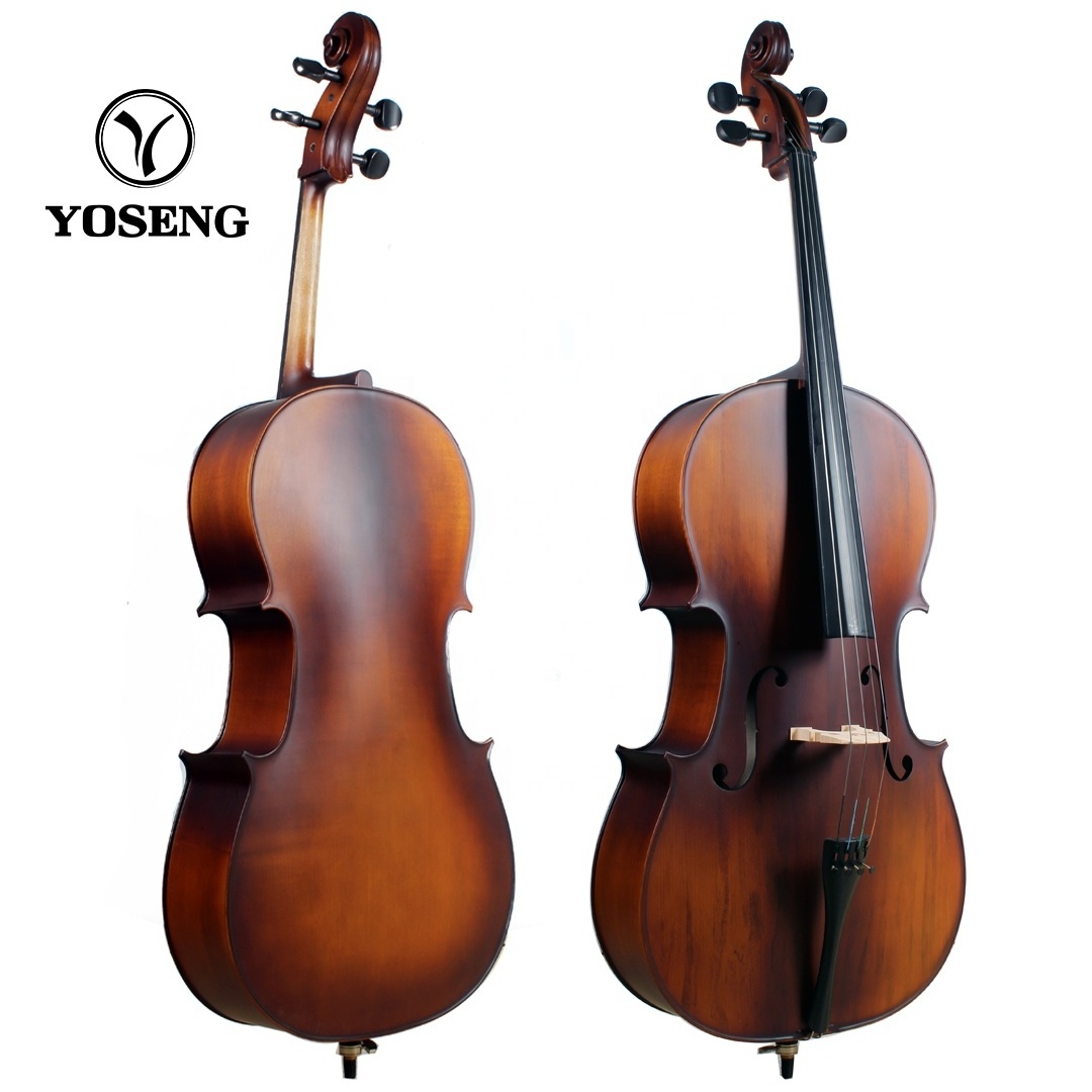 Popular Customized Antique Matt Varnish Student Beginner Small Cello