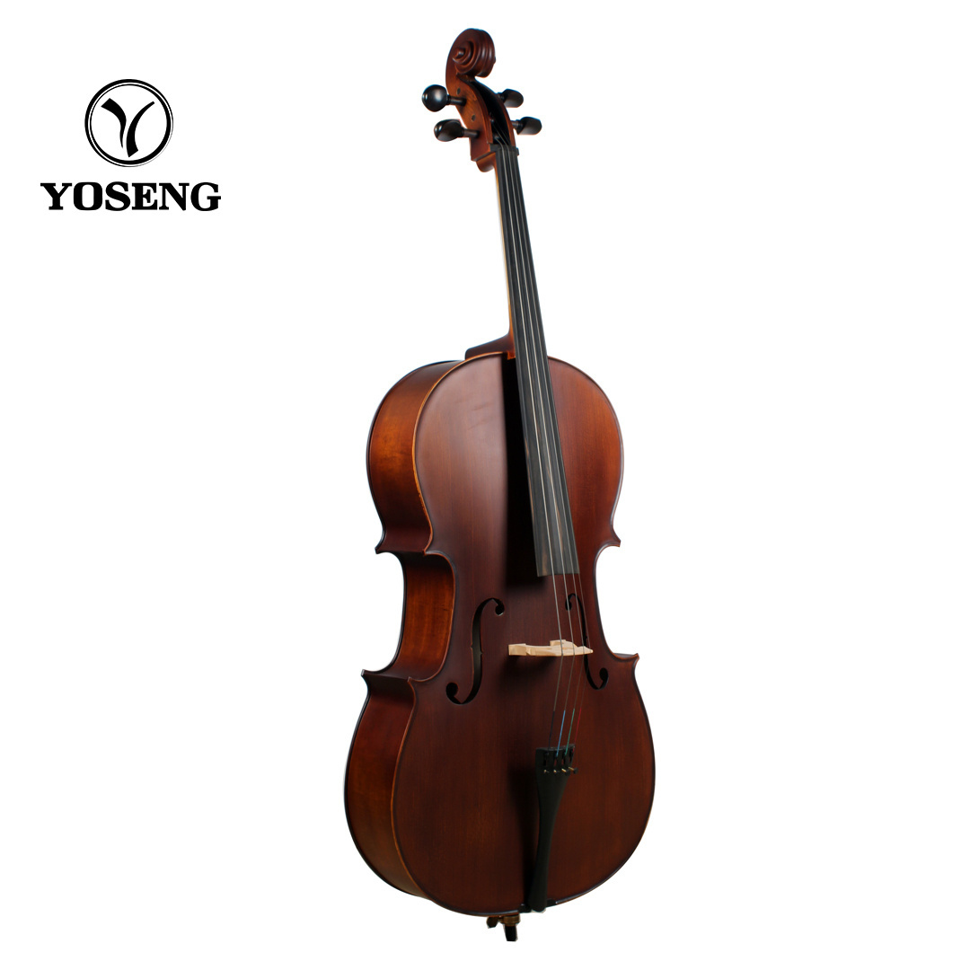 Dark Brown Ebony Solid Brands Handmade Factory Cello