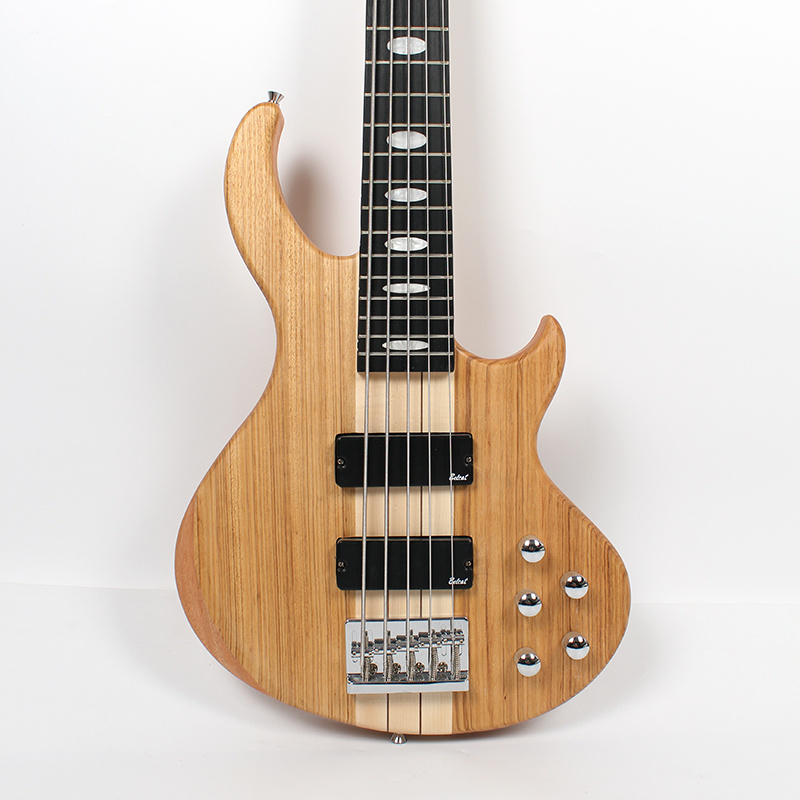 Chinese Wooden Maple Good Quality Handmade Electric Bass Guitar