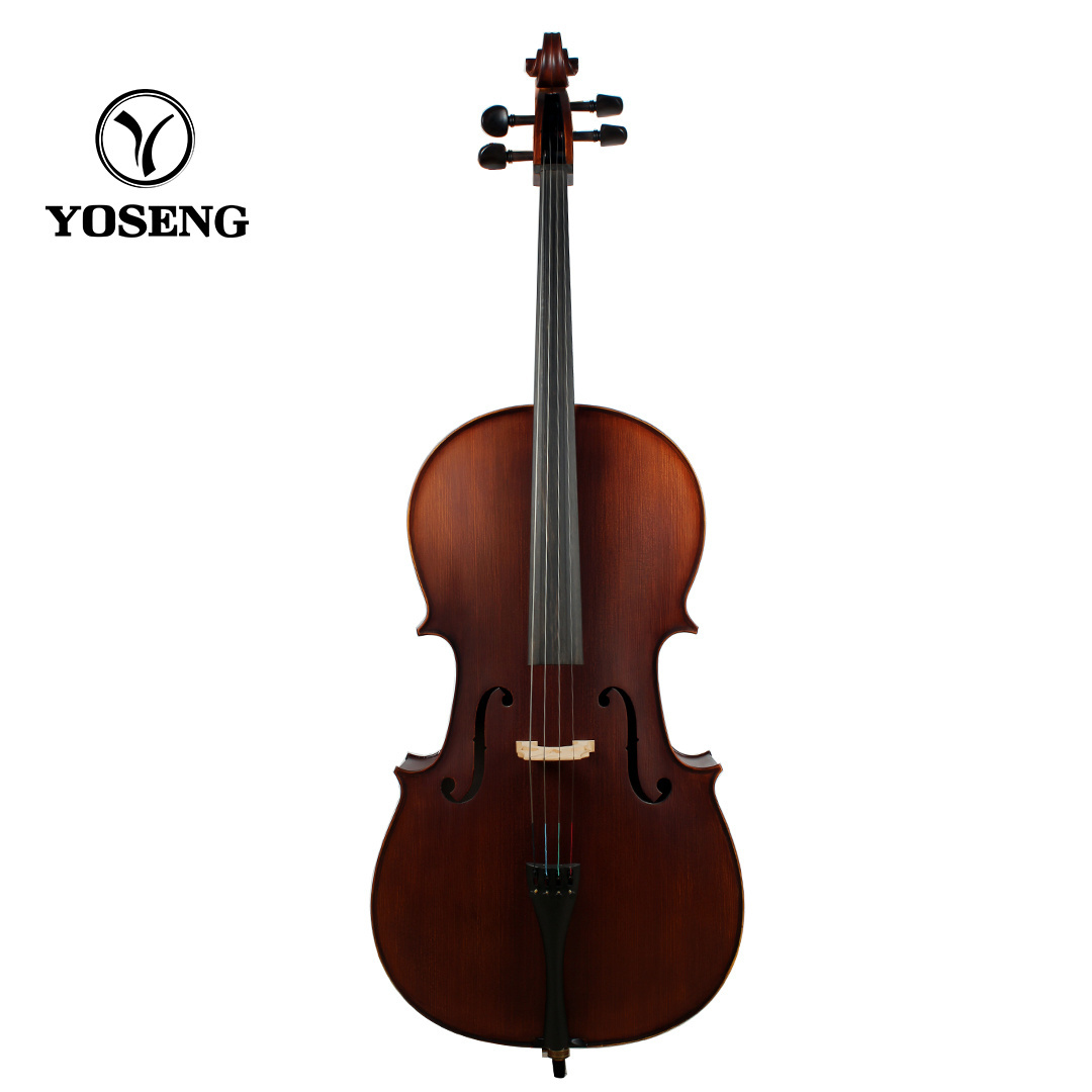 Dark Brown Ebony Solid Brands Handmade Factory Cello