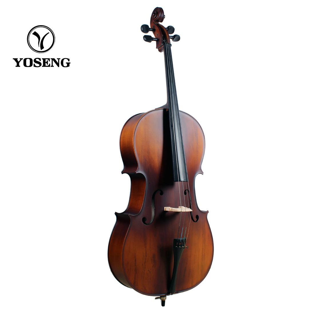 Popular Customized Antique Matt Varnish Student Beginner Small Cello