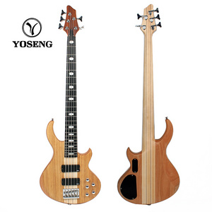 Chinese Wooden Maple Good Quality Handmade Electric Bass Guitar