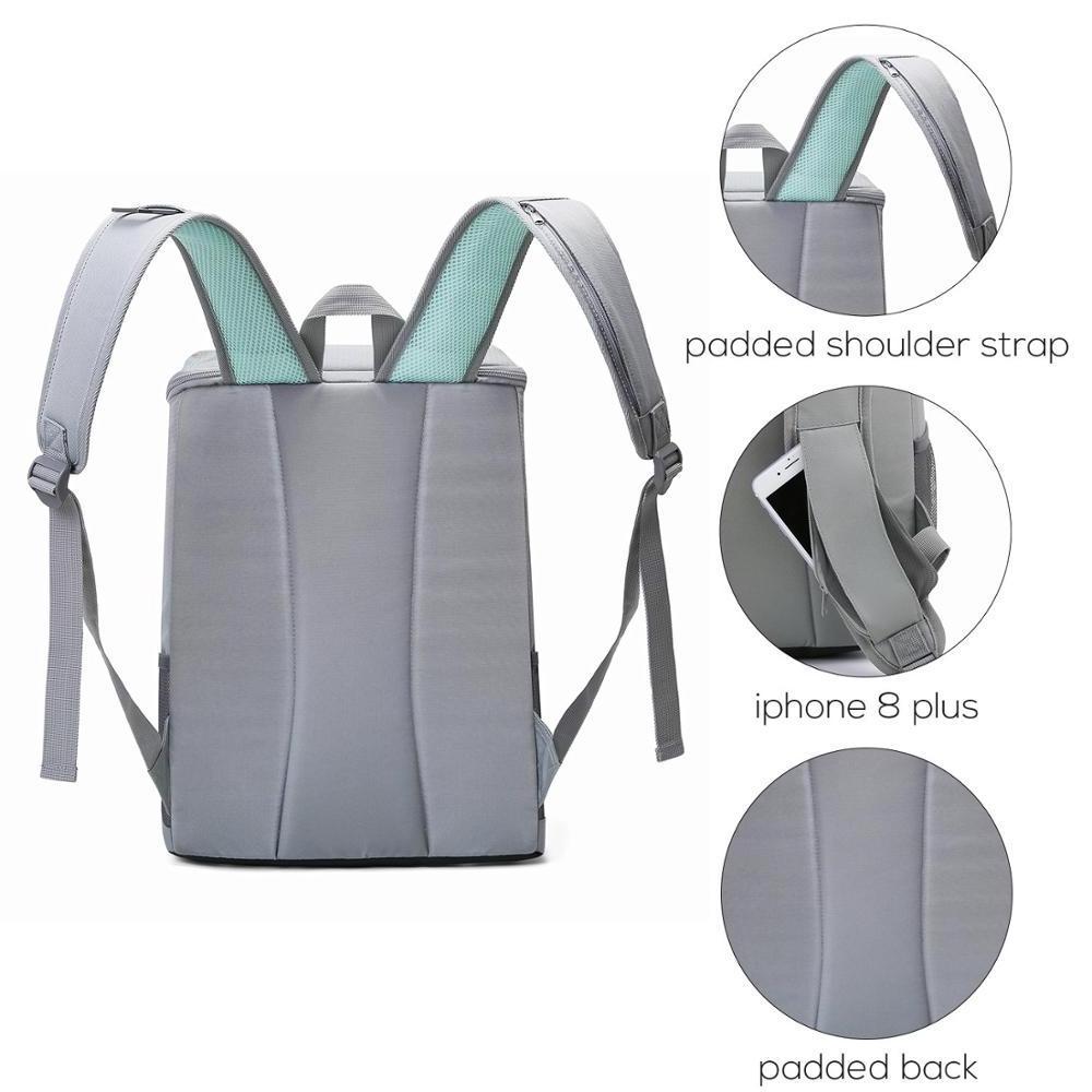 Cans Cool Bag Rucksack Insulated Cooler Backpack Lightweight Large Capacity Cooler Rucksack for Men Women to Picnics Hiking