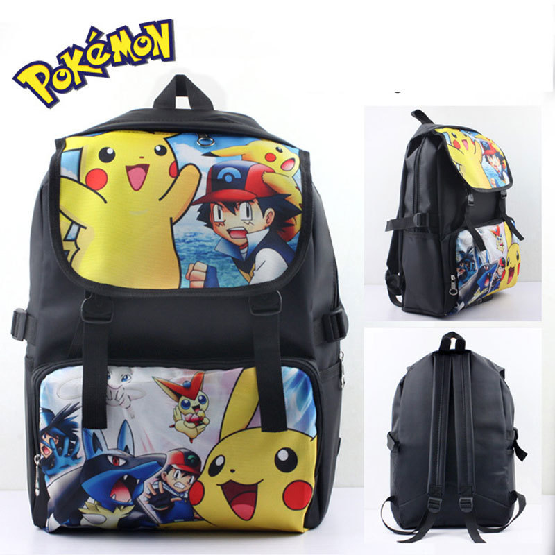 backpacks Pocket Monster backpacks anime kids school bags student bags cartoon mochilas laptop