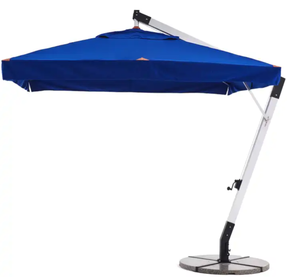 Swimming Pool Patio Umbrella Waterproof Garden Cafe Parasol Logo Customized Cantilever Beach Umbrella With Fringe