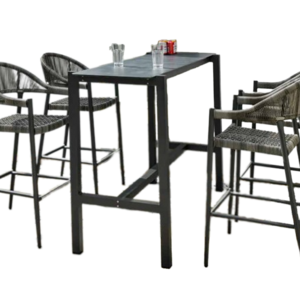 Garden bar table chair high bar stools outdoor chairs and tables