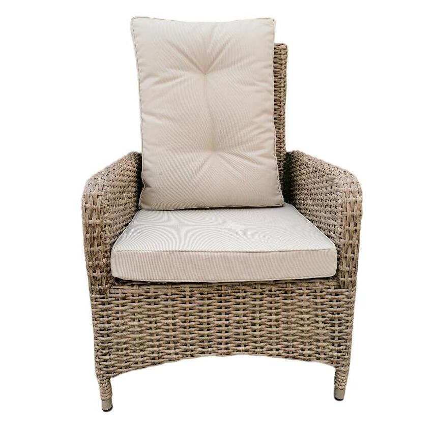 Terrace Furniture Rattan wicker Adjustable recline Lounge chair Rocking Chair outdoor chairs and tables