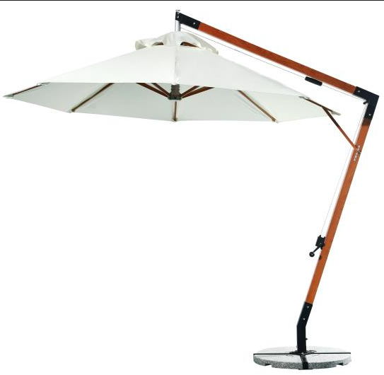 Outdoor parasol umbrellas beach cantilever garden parasol hanging umbrella with customs logo