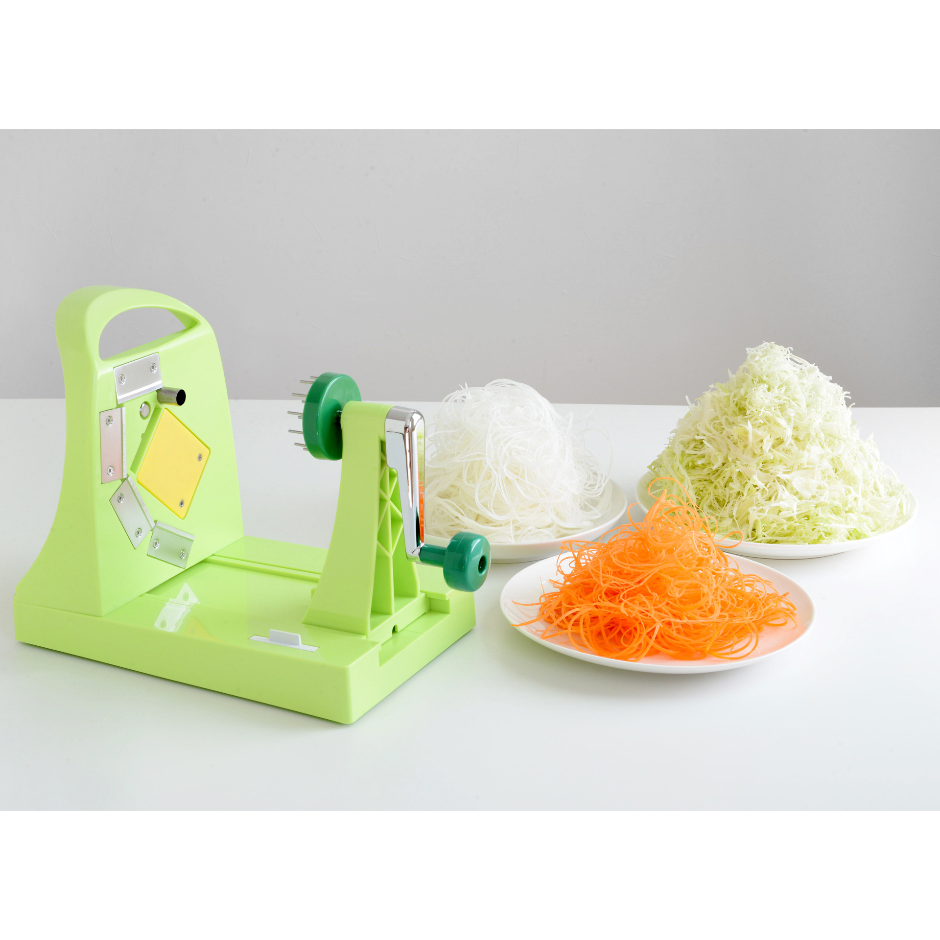 2023 Hot sale multifunctional adjustable thickness vegetable spiral slicer kitchen tools vegetable spiral slicer