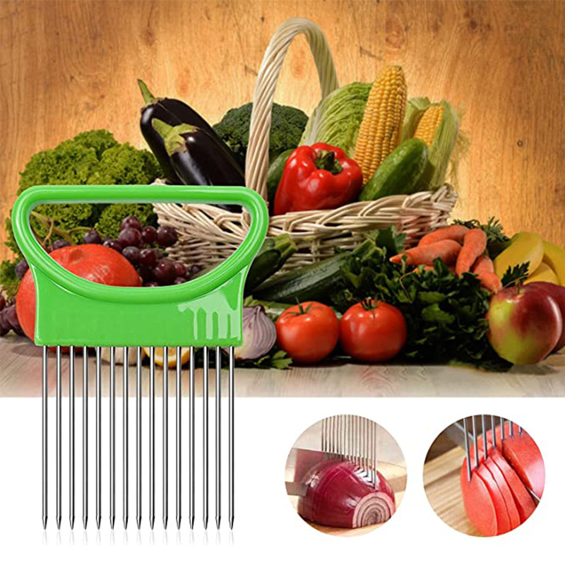 Stainless Steel Food Assistant Slicer Vegetable Meat Slicers Onion Peeler Kitchen Cutting Chopper useful household gadget Tool