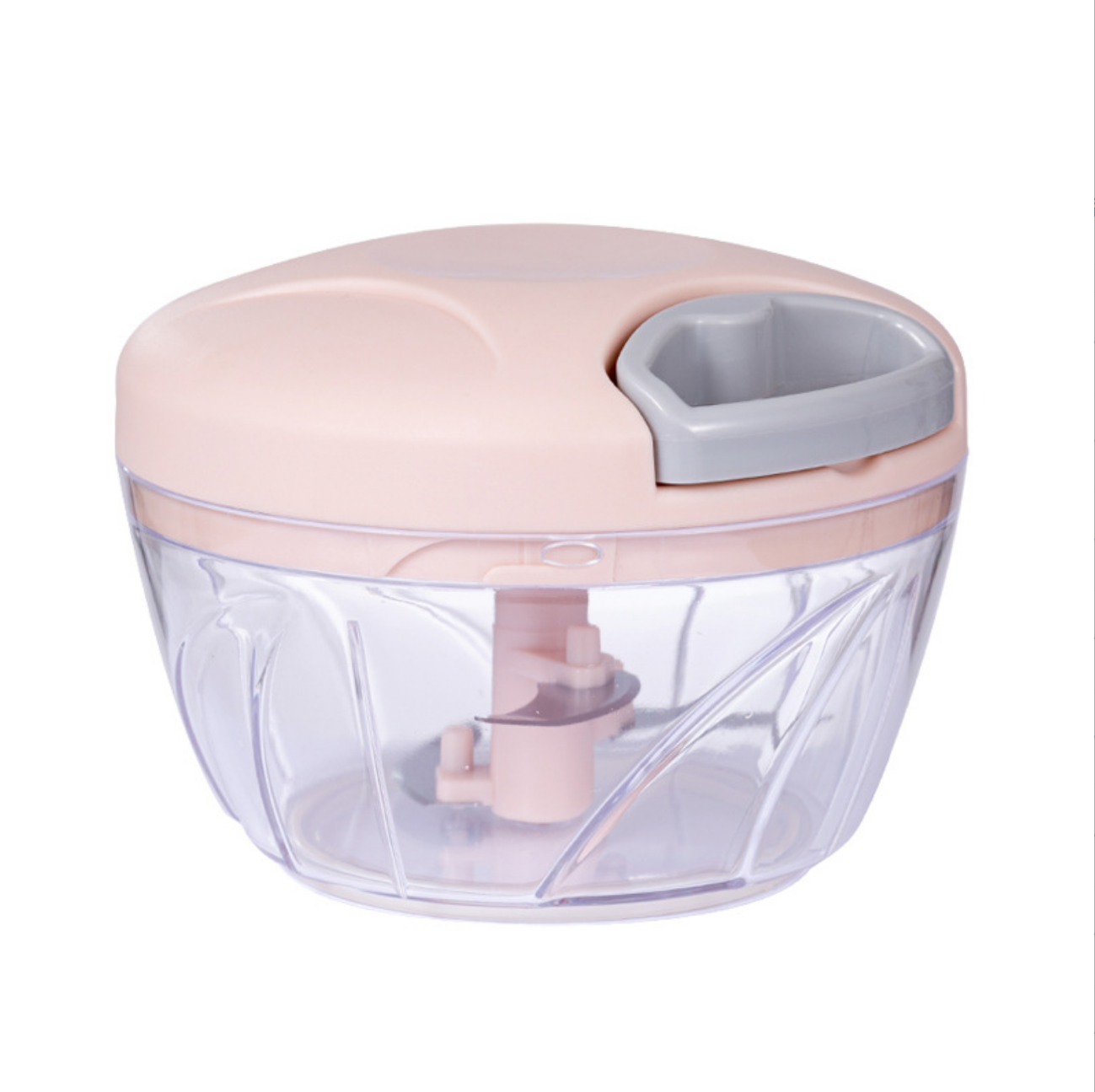 Meat Garlic Crusher Mini Food Crusher Vegetable Crusher Chopper Shredder Manual Press Kitchen Utility Gadget Shredder